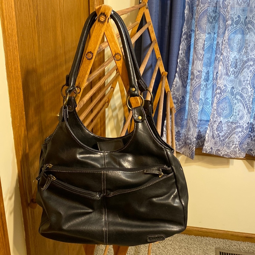 Roomy black purse